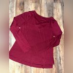 Shyanne Women's Burgundy Long Sleeve Top Photo 1