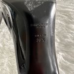 Saint Laurent  YSL Anja Black 110 Patent Leather Pumps Shoes Italy Sz 39.5 39 1/2 Photo 7