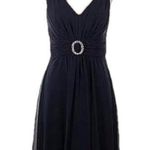La Nouvelle Renaissance Navy Blue Cocktail Dress Size 12 Photo 0