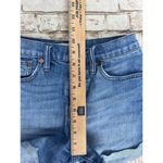Madewell  Shorts Women's 24 Denim Cuffed Short Mid Rise Medium Wash Blue Jean Photo 7