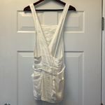 Free People  white linen romper. Size small Photo 4