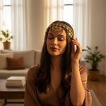 Belly Dance Gold Tone Coins & Chains Headband Photo 1