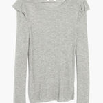 Madewell Ruffle-Sleeve Pullover Sweater Size Medium New with Tags Photo 0