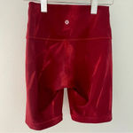Lululemon Wunder Train High-Rise Short 8" red size 4 Photo 5