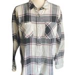 RSQ TILLYS--PLAID FLANNEL TOP-SIZE MEDIUM Photo 0