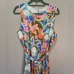 J. McLaughlin  Rebekka Floral Print Wide Leg‎ Jumpsuit Size XL Tropical NWT Photo 1