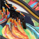 Farm Rio  beaded fringe thong Sandals Photo 2