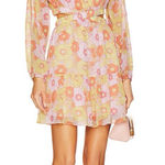 Steve Madden Floral Pink Cadi Mini Dress in Pink Multi Size M EUC! Photo 0