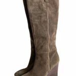 Franco Sarto Suede Wedge Over the Knee Boot Photo 0