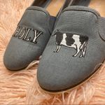 Bar III Holy Cow Denim Blue Flats Photo 1