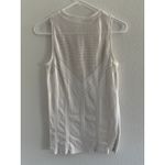 Athleta  Oxygen Tank Womens Medium White High Neck Gym Sporty Active Workout Yoga Photo 1
