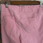 Mario Serrani  Italy Pink and White Striped Skinny Pants Size M Photo 4