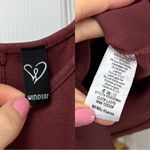 Windsor Asymmetrical Mauve Pink/Purple High Neckline Bodycon Dress Photo 2