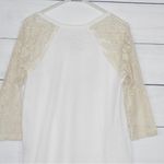 We The Free | Free People Lace Sleeves Goat Tunic Blouse Top Size S/P Photo 6