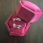 Stainless Steel Silver Plated (2) Pack Adjustable Toe Ring Set Size none Photo 1