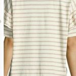 Current/Elliott Current Elliott the ruffle roadle tee ecru split 2 Photo 1
