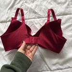 Vanity Fair  Womens Size 36C Red Pink Bra Adjustable Soft Sexy Stunning Photo 5