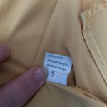 Yellow/Gold satin maxi dress size S Gold Photo 5