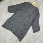 Eileen Fisher Organic Linen Blend Longsleeve Open Front Long Cardigan Knit M Photo 6