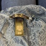 Victoria's Secret Victoria’s Secret Satin & Lace Babydoll Slip Midnight Blue Size Small Chemise Photo 8