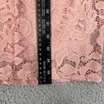 Charlotte Russe  Halter Neck Dress Women M Pink Lace Midi NEW Photo 7