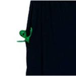 American Vintage Black Track Pants MEDIUM Zip Ankle Pockets Thick Jersey 31" Inseam Vintage 80s Photo 1