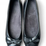 Munro Black Leather Ballet Flats Size 10 Photo 0