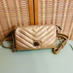 Nicole Miller  Brassy gold chain crossbody bag purse Photo 1