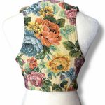 Floral tapestry vest top in multi Photo 5