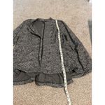 Torrid  Ladies  2 (2XL ) Black/White Ponte Fit And Flare Jacket Chevron Plus‎ Photo 3