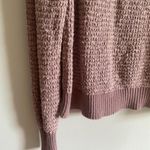 Free People NWT Mauve Oversized Cowl Neck Sweater Photo 11