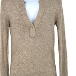 Brochu Walker The Dormer Henley Sweater Linen Blend Tan Beige Size XS Photo 0