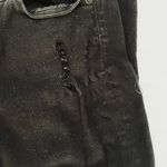 EXPRESS Midrise Black Ripped Skinny Jeans Photo 7