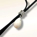 Free People  Katie Leather Shell Choker NWT Layered Necklace Beach Bohemian Surf Photo 7