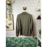 Evereve Olive Green Oversized Cowl Neck Sweater - Size - XS Photo 3