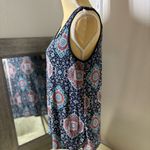 Agenda Blue Medallion Print Tank Top Size M Photo 3