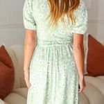 Boutique Floral Sash Belt Dress Photo 2