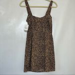 BP  Leopard Print Mini Dress XS Sleeveless Bodycon Party Cocktail‎ Night Out Photo 9