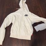 Nike Women's white windbreaker Bomber Jacket size XS Photo 5
