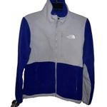 The North Face The Jacket Womens Small Blue Purple Grey Fleece Polartec Denali Coat Photo 0