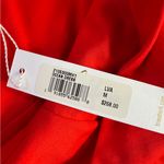 Trina Turk NWT  Ocean Cape Back Drape Dress in Bright Red Lava - Sz M 🧡🎀 Photo 12