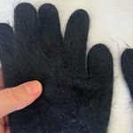 H&M Soft Black Knit Gloves Photo 1