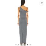 Good American NWT  Twist Shoulder Maxi Dress in Carbon size small maxi Photo 1
