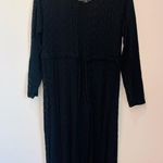 boutique black lace button up cover up maxi one size swimsuit Photo 3