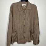 Flax by Jeanne Engelhart 100% linen button down shirt size generous Photo 0