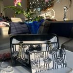 Betsey Johnson Betsy Johnson Black Rose Cream Gold Chain Handbag Purse Photo 2