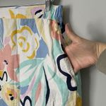 Rachel Zoe  Women's 100% Linen Maxi Midi Skirt Floral Pastel Colors Size Small Photo 6