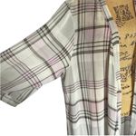 Torrid Kimono Duster Length Sheer Plaid 3/4 Longline Photo 2