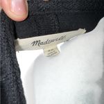 Madewell  Black V-Neck Cotton Top Photo 6