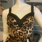 Cache  Animal Print Leopard Formal Dresses for Women’s Size 4. D11 Photo 3